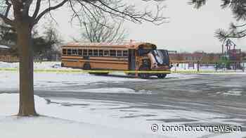 Person found dead inside bus parked at Brampton, Ont. school