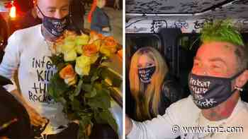 Mod Sun and Avril Lavigne Hand-in-Hand at His Album Release Party