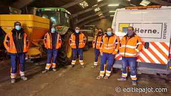 HERNE – Gemeentelijke aanpak winterprik krijgt een 'Effenaf OK'-beoordeling - Editiepajot