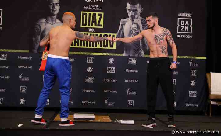 Can Shavkatdzhon Rakhimov Take Advantage Of An Overweight Joseph Diaz?
