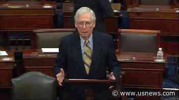 The Latest: McConnell Votes to Acquit, Then Condemns Trump