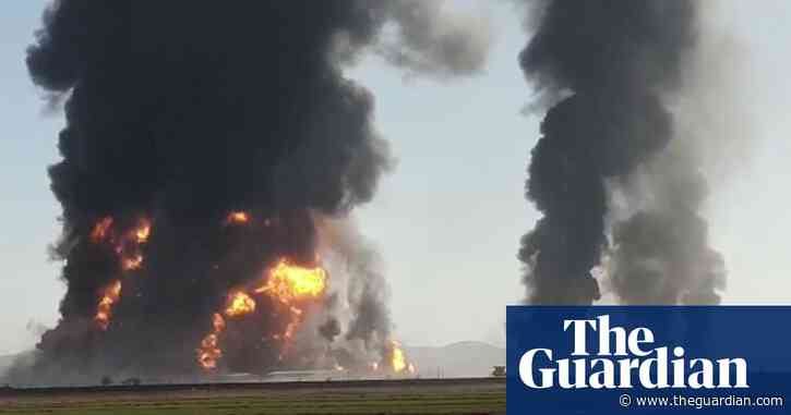 Huge blasts on Afghanistan-Iran border spotted from space