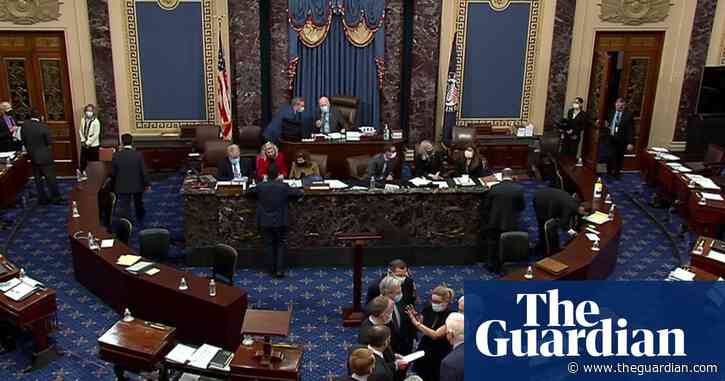 Five Republicans join vote for witnesses in Trump Senate trial – video