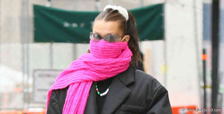 Bella Hadid Bundles Up for Lunch with Friends in NYC