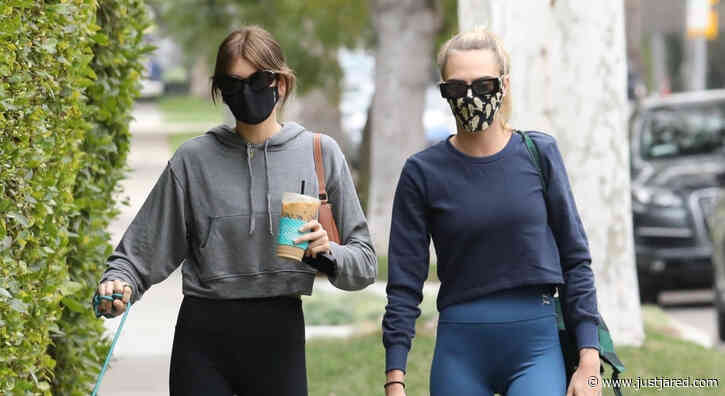 Kaia Gerber & Cara Delevingne Meet Up for Saturday Morning Workout
