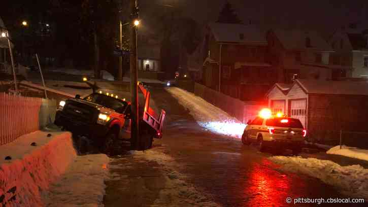 Salt Truck Crashes In Carrick Amid Reports Of Icy Roads
