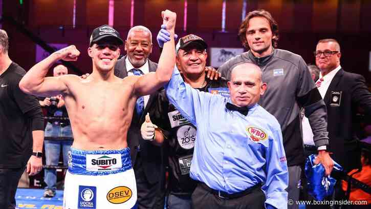 Brian Castano Picks Up WBO Title Against Patrick Teixeira