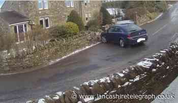 'It could have been so much worse' - Appeal to find driver of car that crashes into Briercliffe wall and speeds off from scene