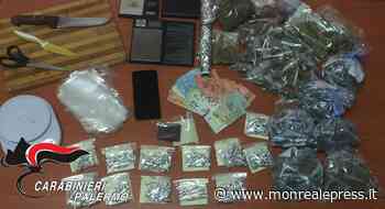 Erba e fumo nascosti in un magazzino e a casa: arrestati due giovani - Monreale Press