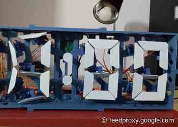 Raspberry Pi powered seven segment analogue clock project