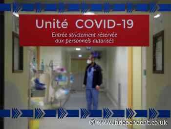 Hospitals ‘told to go into crisis mode’ in France amid calls for new lockdown in country’s east