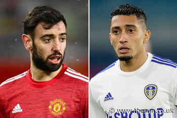 Man Utd plot transfer swoop to reunite Leeds winger Raphinha with Bruno Fernandes after duo shined at - The Sun