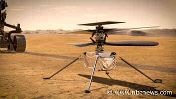 First 'space helicopter' set to take to Martian skies