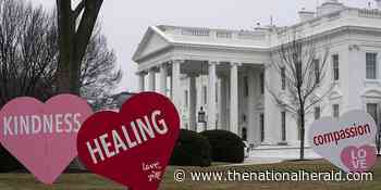 Bidens View Valentine's Day Decorations on White House Lawn - The National Herald