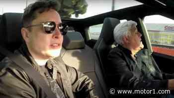 Jay Leno Drives The Tesla Cybertruck, Musk Rides Shotgun - Motor1