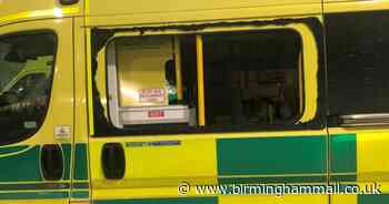 'Mindless' yobs threw brick at ambulance as it was driving through Dudley - Birmingham Live