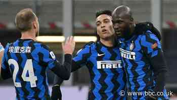 Inter Milan 3-1 Lazio: Romelu Lukaku scores twice as Inter go top
