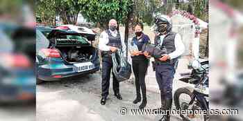 Dotan a personal de SSP Cuernavaca de productos sanitizantes - Diario de Morelos