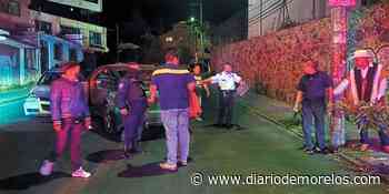 Provoca ebrio choque en colonia Lienzo del Charro, de Cuernavaca - Diario de Morelos