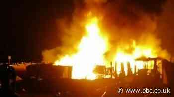 Spain migrant worker camp fire: 'Our house is burning'