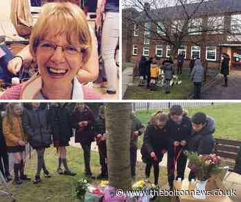 Pupils and staff pay tribute to 'face and voice' of Blackrod Primary School
