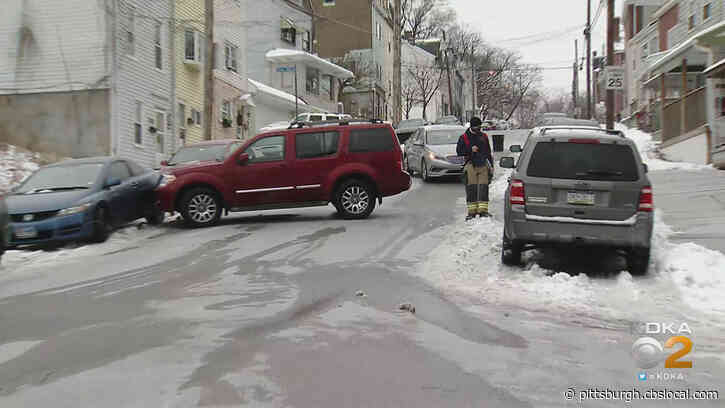 Hazardous Winter Weather Conditions Leads To Vehicle Crashes Across City Of Pittsburgh