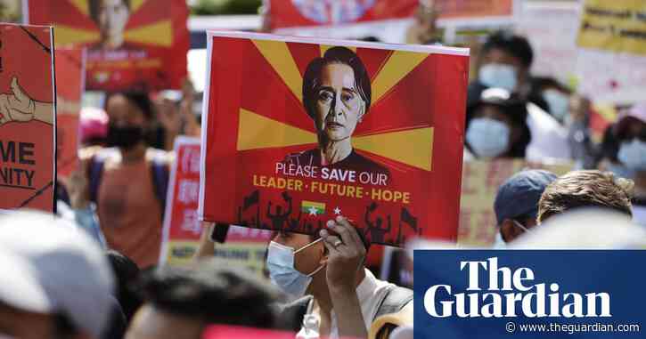 Tens of thousands protest in Myanmar nine days after coup – video