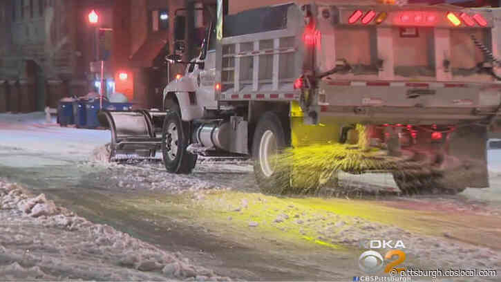 PennDOT, City Of Pittsburgh, Allegheny Co. Public Works Crews Preparing For Upcoming Winter Storm