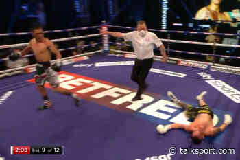 Josh Warrington in huge upset as former IBF featherweight champion is KNOCKED OUT by Mexican underdog - talkSPORT.com