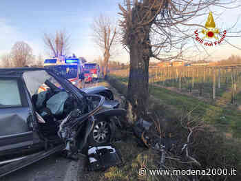 Bambina ferita in incidente stradale a Ganaceto - Modena 2000