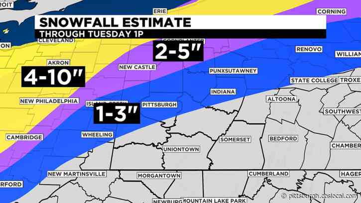 Pittsburgh Weather: Winter Storm Warning In Effect As Snow, Freezing Rain, Ice Expected For Western Pa.