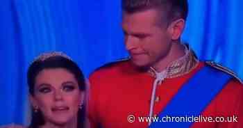 Dancing on Ice's Faye and Hamish thank fans after 'harsh' setback