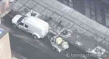 Roads closed, residents evacuated to buses after incident possibly involving explosives in Toronto