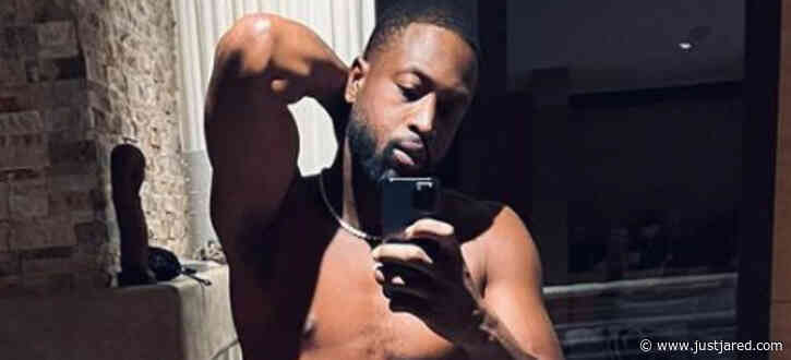 Dwyane Wade Bares Ripped Abs in Pre-Valentine's Day Shirtless Selfies!