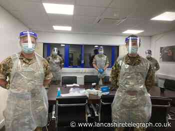 Army manages 33,000 coronavirus tests in Lancashire