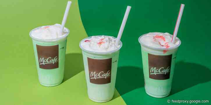 McDonald's iconic Shamrock Shake and Oreo Shamrock McFlurry are back on the menu
