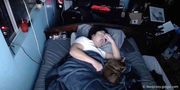 A Twitch streamer made $16,000 filming himself asleep and letting viewers disturb him with loud noises