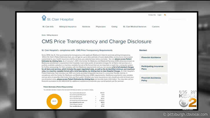 KDKA Investigates: New Federal Rule Designed To End Hospital ‘Sticker Shock’