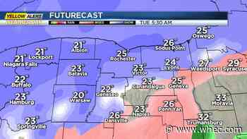 Red Alert: Heavy snow tonight and Tuesday morning