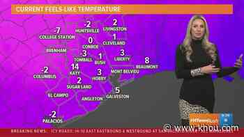 Houston temps continue to drop to record lows | Winter storm update 10 a.m. - KHOU.com