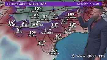Houston forecast: Winter storm warning for Southeast Texas in effect Sunday - KHOU.com