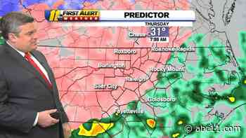 NC weather: Sunny and 50s will not last long; another chance for freezing rain ahead