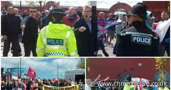 North East area is a 'hotspot' for demonstrations