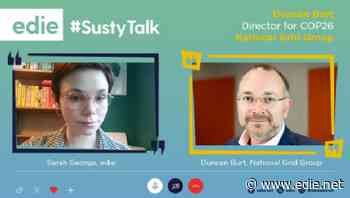 #SustyTalk​: National Grid's Duncan Burt on COP26 preparations