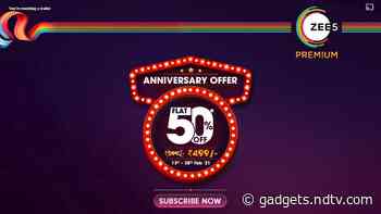 Zee5 Premium Annual Subscription Price Discounted by 50 Percent Till February 28