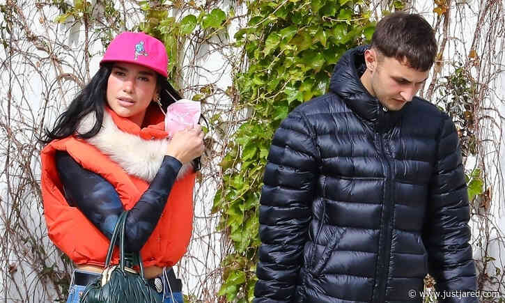 Dua Lipa & Anwar Hadid Pick Up Groceries After Spending Valentine's Day with Friends