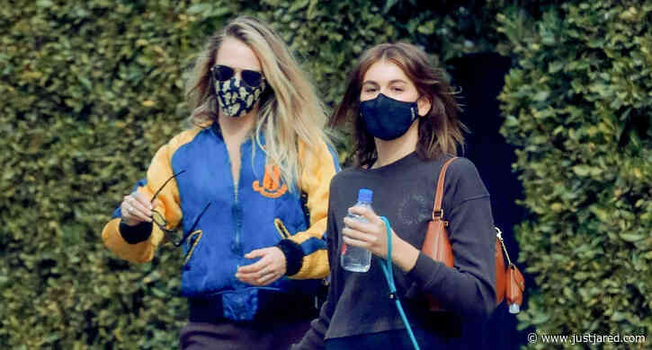 Cara Delevingne & Kaia Gerber Go to Another Pilates Class Together!