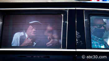 Trump greets supporters in 1st public appearance since Senate impeachment trial acquittal