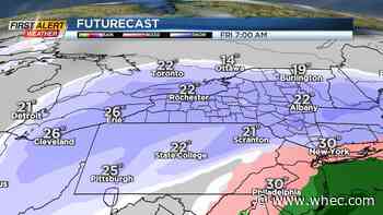 First Alert Weather: Yellow Alert for snow on Friday