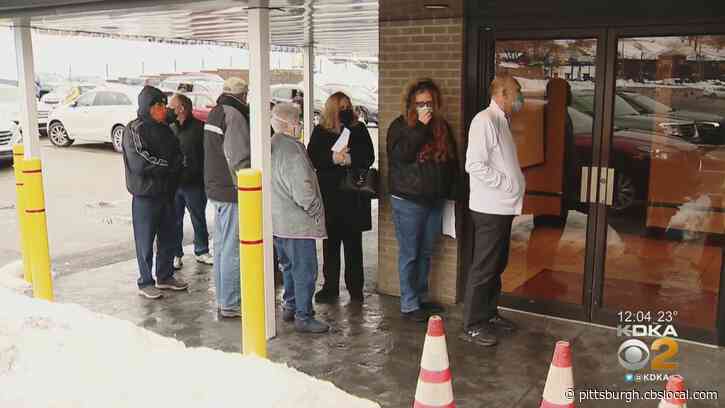 COVID-19 In Allegheny County: People 65 And Older Line Up For Vaccine At Health Department’s Castle Shannon Clinic